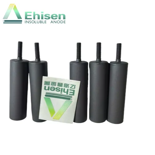 Threaded MMO Titanium Anode Tube